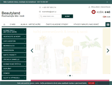 Tablet Screenshot of beautyland.cz
